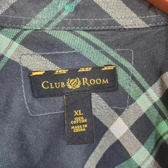 Club Room Cotton Button down Long Sleeve Shirt Men's XL - Picture 5 of 8